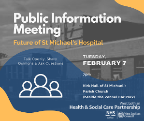 Public meeting on the future of St Michael's Hospital Icon